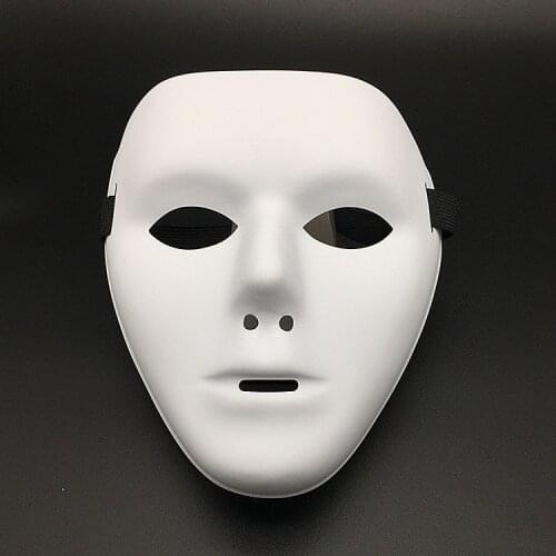 Halloween JabbaWockeeZ Mask Dance Mask Ball White Street Dance Mask for Men and Women
