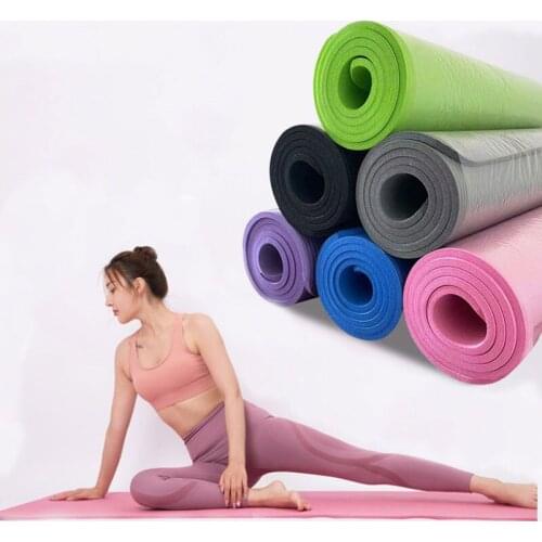 183*61cm Yoga Mat Non Slip Carpet Mat For Beginner Environmental Fitness Gymnastics Pad Pilates Gymnastics Exercise Fitness Mats