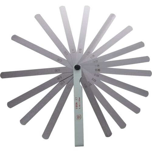 Metric Thickness Feeler Gage Gauge (0.02-1.00mm)
