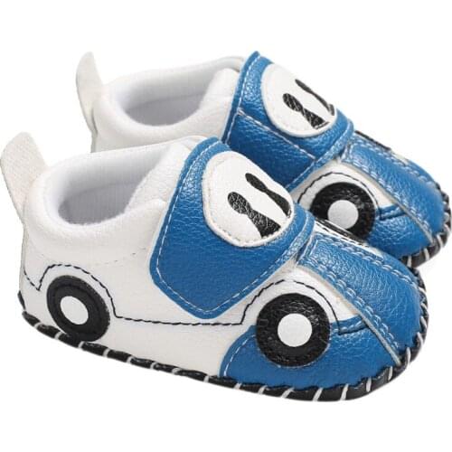 Cute Baby Shoes Newborn Baby Boy Car Cartoon Casual Soft Bottom The First Walker Fashion Children\s Shoes