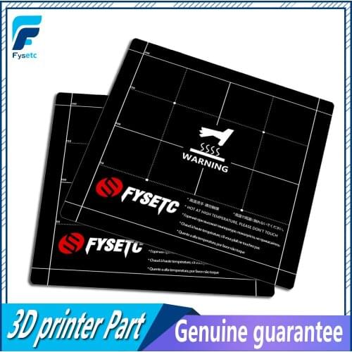 2pcs 3D Printer Parts Heat Hot Bed Sticker 235x235mm Coordinate Printed Surface Build Sheet For ENDER-3 /3s Tevo Flash