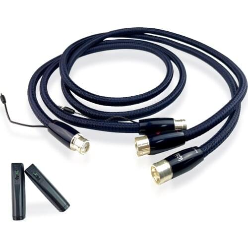 New Wild Blue Yonder Silver Plated XLR Balance Cable with 72V DBS HiFi Audio Line for Amplifier CD Player Home Theater Concert
