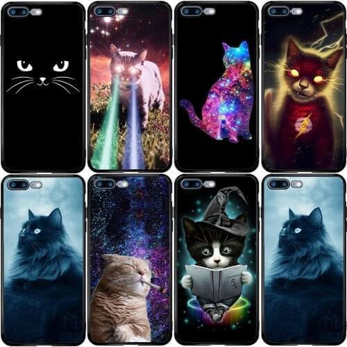 Phone Case for Samsung A5 A6 A7 A8 A10 A20 A30 A40 A50 A60 A70 A80 A90 J3 J4 J5 J6 J8 Plus Galaxy Cat