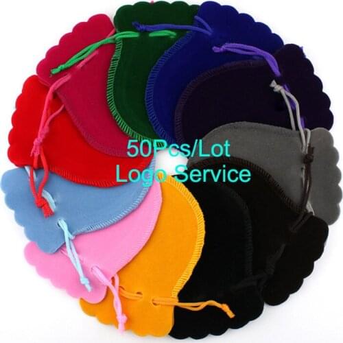 Make Up Gift Bag 50pcs/Lot Jewlery Packing Pouch Lash bag Lip Gloss Beaty Pouch Drawstring Cute bag 7x9 9x12 Can Customized Logo