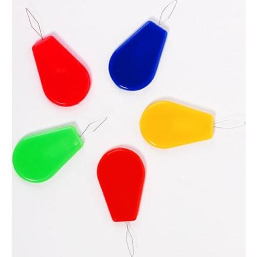 Sewing Machines 10 Pcs Needle Threader Sewing Tools Accessory Multifunction DIY Supplies Plastic Wire Stitch Insert Craft Tool
