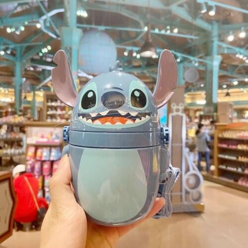 Disney Stitch Straw Cup Portable Cup Stitch Stitch Stitch Drink Cup