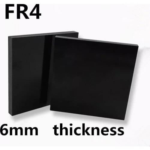 6mm thickness black FR4 Epoxy glass fiber sheet epoxy plate epoxy resin board epikote plank fiberglass plate glass fibre sheet