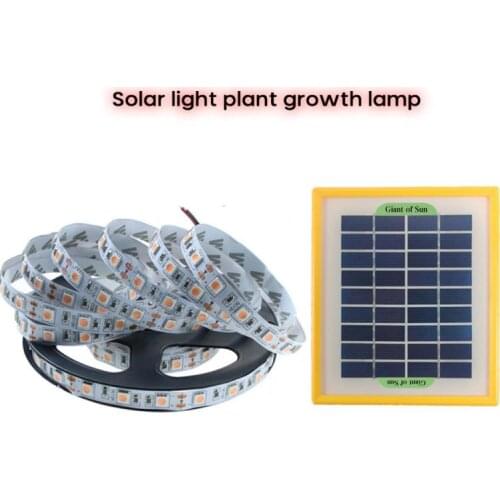 LED Grow Light Solar Plant Lamp Belt 2835 5V Lamp Bead Growth Lamps Strip Full Spectrum Silicon Solar Panel Plant Growth Light