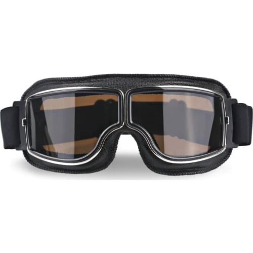 Universal Foldable Retro Motorcycle Goggles Vintage Cycling Helmet Goggles Scooter Glasses Motorbike