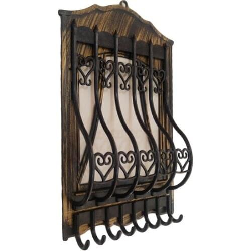 Bimbambom wall Key Hanger 8 Hook Decor Window Key Robe Hook wall graphics gráficos de parede настенная графика