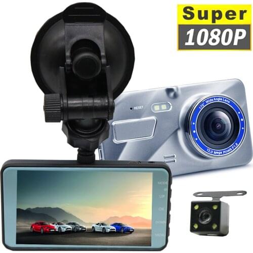 Full 1080P J16 Dash Cam Car DVR Dash Camera DVR Rear View Camera Video Recorder Cycle Night Vision G-sensor Wide Angle Dashcam