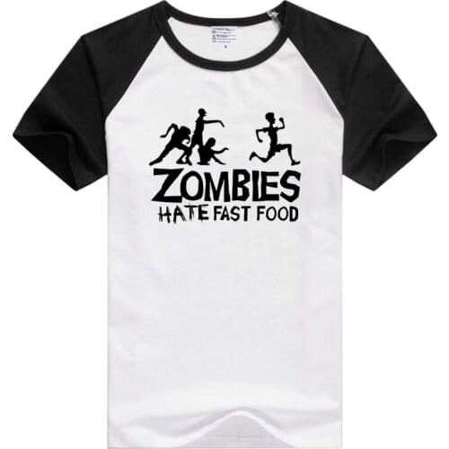 Zombies Funny Slogan short sleeve casual Men Women T-shirt Comfortable Tshirt Cool Print Tops GA603