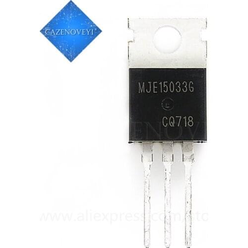 10pcs/lot 5pairs (5pcs MJE15033G + 5pcs MJE15032G ) MJE15033 MJE15032 TO-220 In Stock