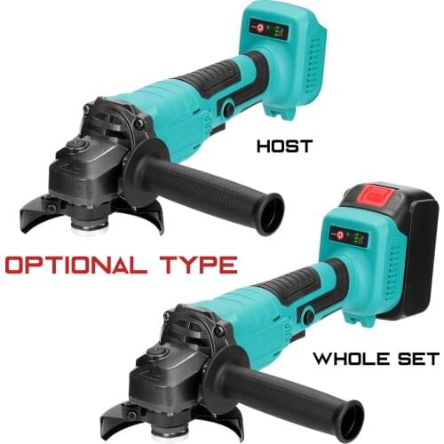 125mm Portable Multifunctional 18V Electric Angle Grinder 11000rpm High Rotation Speed Grinding Tool for Cutting Wood Iron