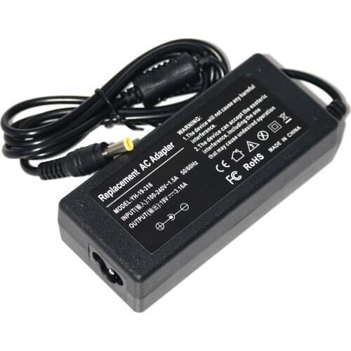 19V 3.16A 5.5x3.0mm AC Power Supply Adapter For Samsung NP300V5A RV411 R428 RV415 RV420 RV515 R540 R510 R522 R530 Laptop Charger