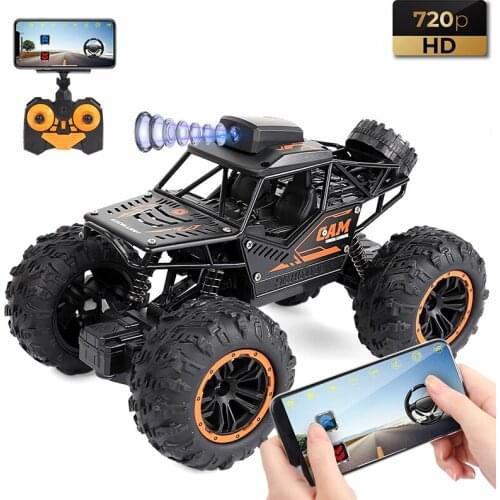 1/18 RC Car YT6602 2.4G WIFI FPV HD Camera 4WD Off-road High-speed Remote Control Car Climbing Drift Kids Toys Christmas Present