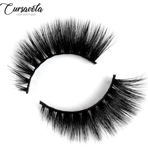 CURSAVELA 3D Mink Eyelashes Strip Lashes Luxury style CSX-A1