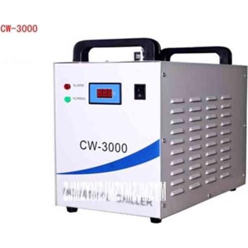 CW-3000 Heat-dissipating Industrial Chiller / Refrigerator / Water Tank Laser Machine AC 220V/110V 50/60Hz 0.45A 10M 10L/min