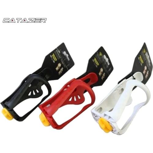 Mountain Bike Bottle Holder Plastic Elastic Adjustable Bicycle Drink Cup Water Bracket Rack Cage Mountain Road Bottle Rack