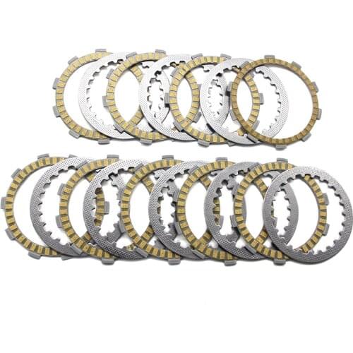 Motorcycle Clutch Friction Disc Plate Kit For Yamaha FZ400 4YR 1997 OEM:21V-16321-00/3XP-16321-00 8 1HX-16331-00 1 131-16324-00