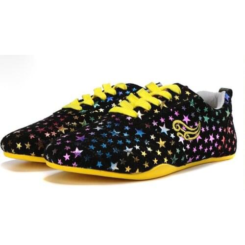 UNISEX cowhide kung fu wushu performance shoes Martial arts training shoes sports taiji tai chi sneakers black/gray/red