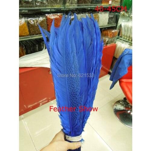 Hot Selling Royal Blue/Navy blue Silver Pheasant Feather,Dyed Silver Tails,50Pcs/lot,40-45cm long