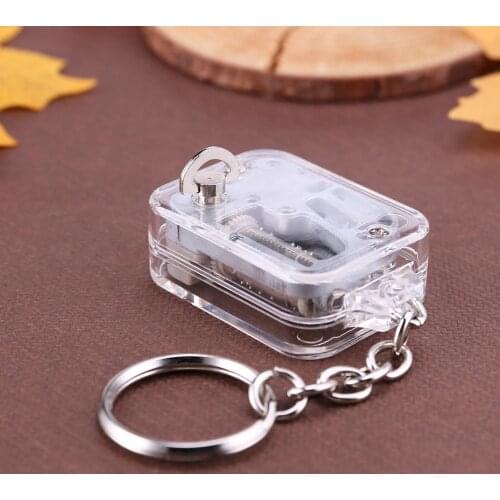 Kids 18 Tones DIY Music Box Music Movement Keychain Toys Baby DIY Music Box Handy Musical Instrument Toy for Baby Birthday Gifts