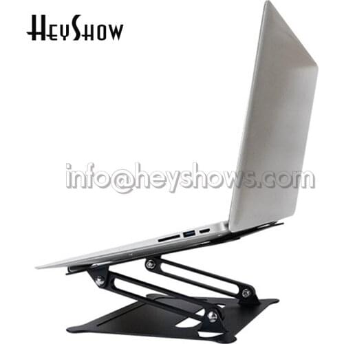 Laptop Stand For MacBook Pro Aluminium Multi-Angle Adjustable Foldable Notebook Desk Holder Heat Release Portable Tablet Bracket