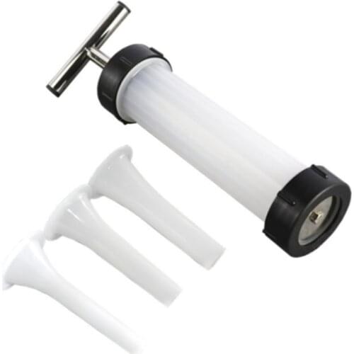 Wonderlife Manual Push Sausage Maker Sausage Stuffer Tube Meat Filling Tool For Home Food Grade Enema Machine For Household