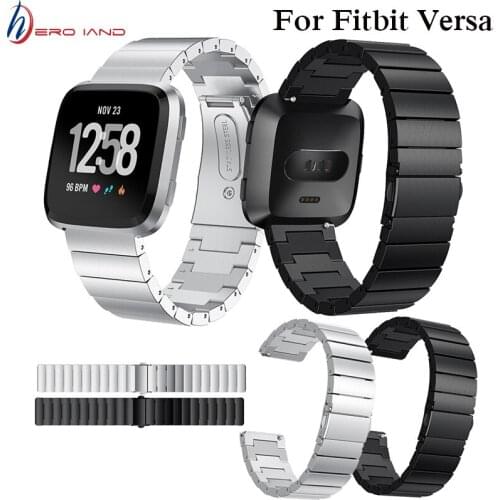 Screwless Bracelet Replacement Metal Wristbands Accessories For Fitbit Versa Stainless Steel Watch Strap For Fitbit Versa Band