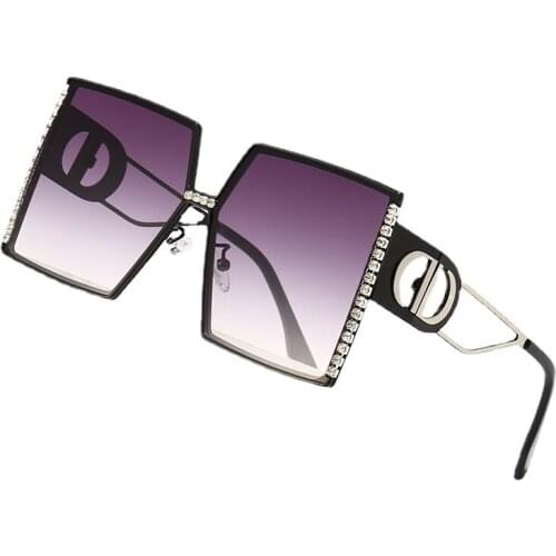 RETRO SUNGLASSES NEW European and American trend Sunglasses large frame square glasses