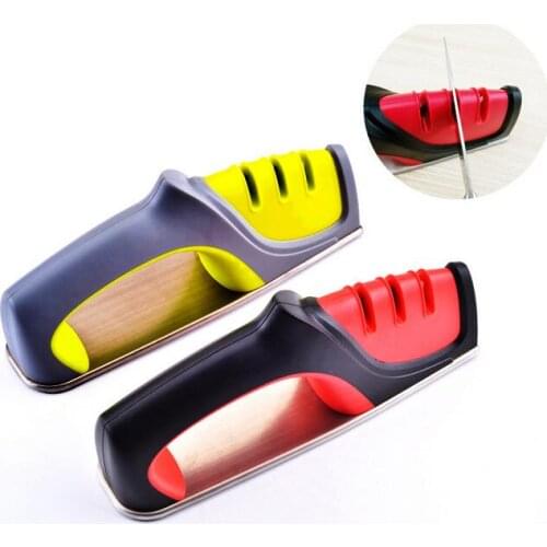 Knife Sharpener Portable Kitchen Ceramic Knife Sharpener Professional Sharpening Tools Multi Colors Sharp System