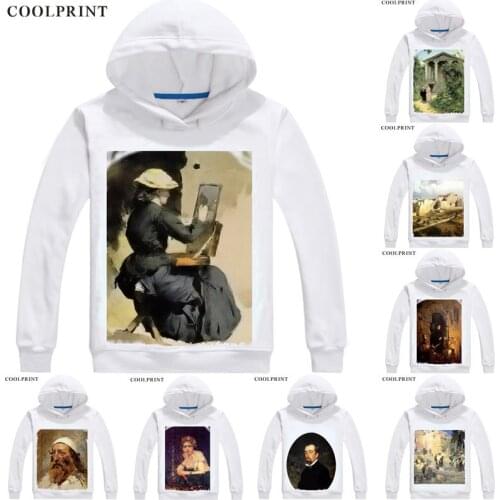 Polenov Vasily Dmitrievich Hoodies Hooded Hoodie Oil Painting Golova evreja Wassilij Dimitriewitsch Arest Cosplay Sweatshirts