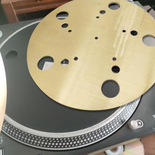 High-Fidelity Pure Brass Turntable Platter Mat Record Players Pad for Vinyl Record Player Home Accessories