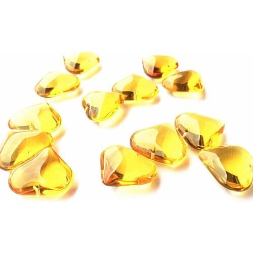 Lovely 50Pcs/lot Gold 22*22mm DIY Fashion Crystal Prisms Hanging Pendant Part Curtain DIY Accessories Car Window Decoration