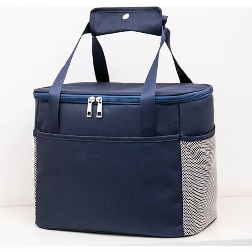 7L 15L portable large lunch bag thermal picnic box food drinks insulated cool handbag ice pack bolsa for men women cooler bag