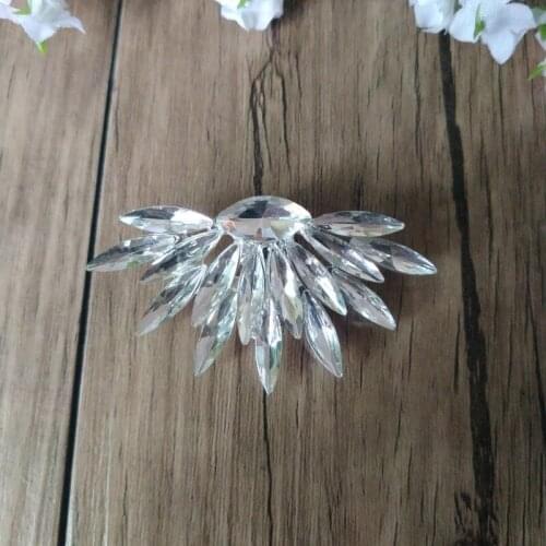 Free Shipping Wholesale 10pcs/lot rhinestone Shoe Applique Patch Shoe Buckle vintage shoes decoration ornaments accessories RK02