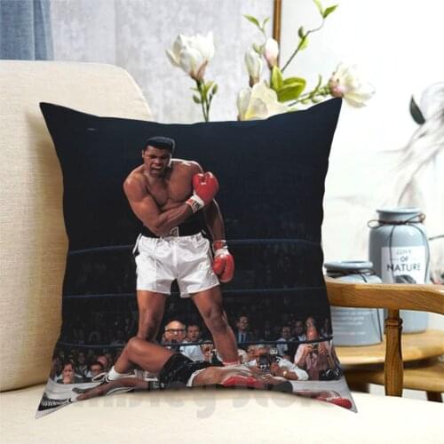 Muhammed Ali Knock Out Pillow Case Printed Home Soft DIY Pillow cover Ali Boxer Boxing Fight Knockout Muhammed Ali Sonny