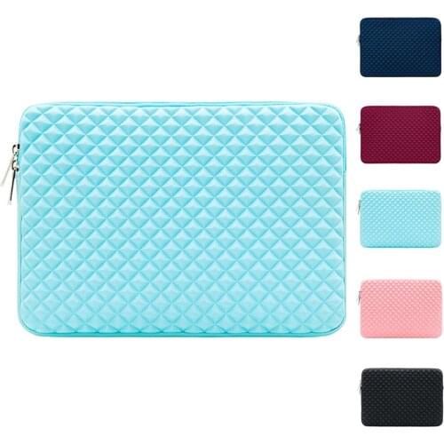RAINYEAR Laptop Sleeve Case Fluffy Lining Zipper Cover Bag for 11 13 14 15 156 16 inch Asus Acer Lenovo HP Dell Macbook Pro Air