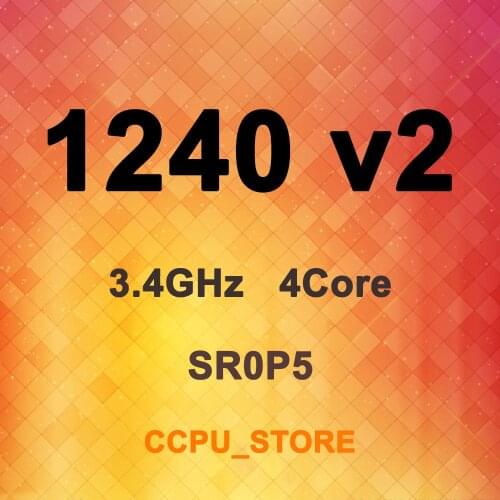 Xeon E3-1240 v2 SR0P5 3.4GHz 4Core 8Thread 8MB 69W LGA1155 CPU Processor