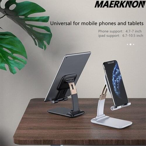 Phone Holder Stand Universal Adjustable Desk Folding Holder Charging Space For iPhone 12 Huawei Xiaomi iPad Mobile phone holder