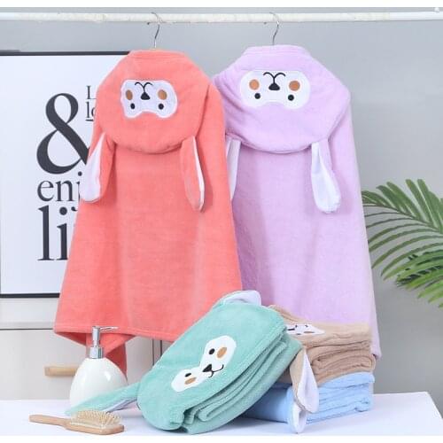 Baby Bath Towel Cartoon Soft Hooded Kids Bath Robe Boys Girls Swim Towel Toddler Boys Bath Blankets Childrens Bath Towel