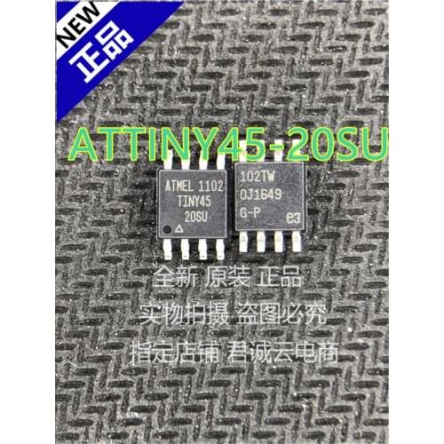 In Stock New 100% Original ATTINY45-20SU Marking TINY45 SOP8