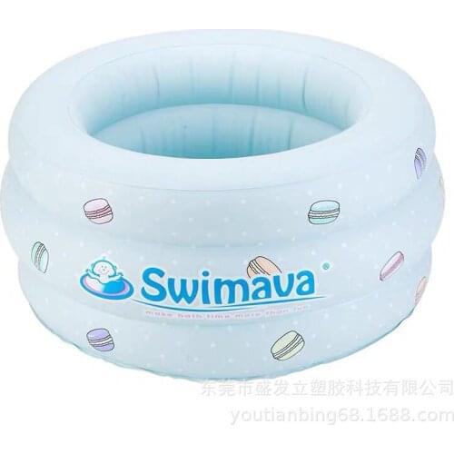 Hot Selling PVC Inflatable Baby Bath Pool Round Baby Home Bath Bucket Newborn Baby Bathing Paddling Pool Bathtub