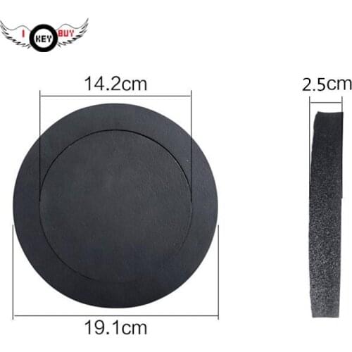 I KEY BUY 2pcs Car Audio Speaker Washer 6 inch 6.5 inch Modified Sound Insulation Cotton Ring Sponge Seals Gasket Universal Use