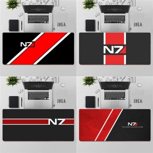 YNDFCNB High Quality Mass Effect N7 Game Logo Comfort Mouse Mat Gaming Mousepad Rubber Computer Gaming mousepad