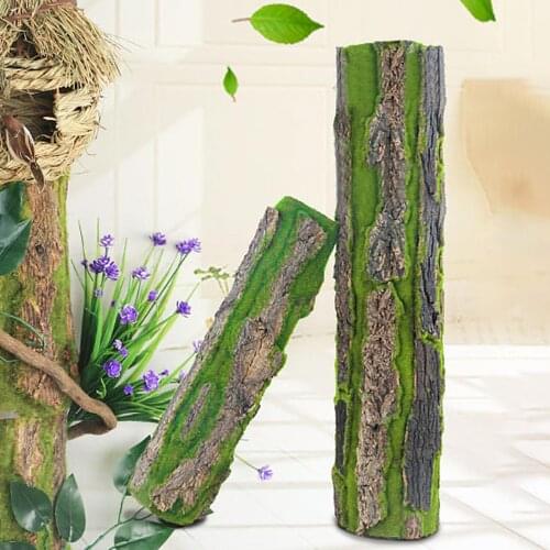 Simulation Bark Pipe Decoration Water Pipe Column Shelter Wall Indoor Balcony Decoration Natural Plant Fake Tree Artificial Tree