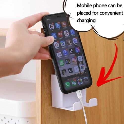 Creativity Wall Mounted TV Remote Control Organizer Remote Control Air Conditioner Storage Case Mobile Phone Plug Holder Stand