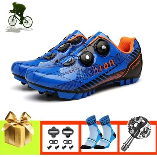 Bicycle Riding Cycling Shoes Men Women Sapatilha Ciclismo Mtb Sneaker Self-locking Breathable Women Outdoor Mountain Bike Shoes