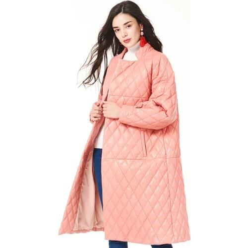 Sheepskin Genuine Leather Jacket Women Autumn Winter Coat Women Korean Oversize Real Leather Jacket Duck Down Coat 7185 YY1045